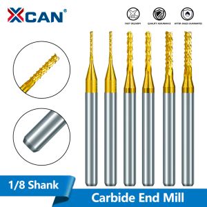 XCAN PCB MEARING COTRTER 1/8 HANK CARBIDE COND MILL MILL MARNCING ROUTER BITE для деревообрабатывающей кукурузной мельницы