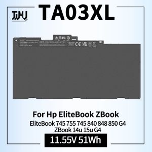 Batterie batterie TA03XL 854108850 CS03XL Batteria per laptop per HP 840 g4 Batteria Elitebook Elite 755 G4 840 848 G4 850 G4 Serie ZBook 14U 15u Notebook