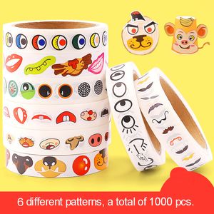 1000pcs Kawaii Colorful Eyes Self Adhesive Stickers Children Stationery Stickers DIY Handmade Crafts Toys Home Decor Cute things