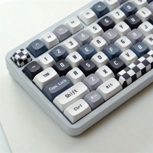 Аксессуары xda caps 129 клавиш мозаика PBT -клавиша xda profile dye dye sublimation key cap для игровых механических клавишных клавиш Mx переключатель