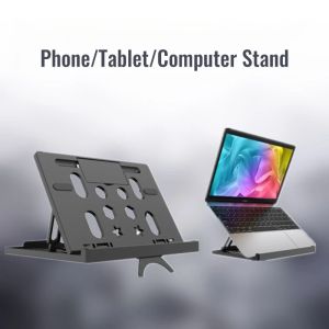 Stand portatile portatili per laptop stand movimentazione regolabile per la dissipazione del computer porta staffa telefono per laptop cellulare telefoni cellulari