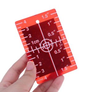 Laser -Zielkartenplatte Inch/für CM für Laserentfernungsmesser/Laserbereichs -Finder, das die Sichtbarkeit des Sichtbarkeits erhöht