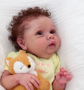 20 дюймов Reborn Doll Kit Miley незаконченные неокрашенные кукольные детали с телом и глазами мягкий прикосновение свежий цвет кукол Bebe Bebe