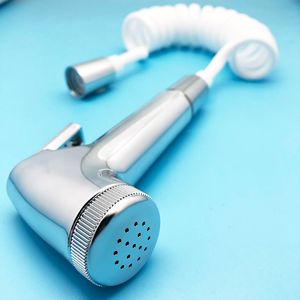 Wasourlf Toilet Hand Sprayer Bidet Set Shower Hose Holder Floor Pet Washing Bathroom Accessories fittings Rest Room Parts White