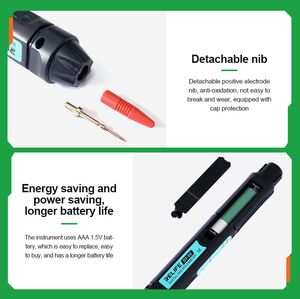 Relife DT-02 Smart Pen Pen Multimetro CC Tensione AC Tester Voltmetro multi-Metro Smart Strumento di test di riparazione del telefono cellulare