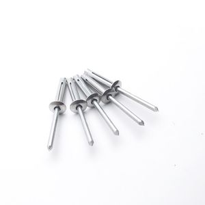 30/50pcs Riveter Folding Blind Rivet 4.0mm 4.8mm Soft Plastic Material Dome Head Blind Rivets Steel Shank Mandrel Exhaust Rivets