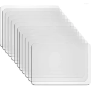Table Mats 12-Piece Plastic Mat Placemat Heat-Resistant Suitable For Dining Room Kitchen