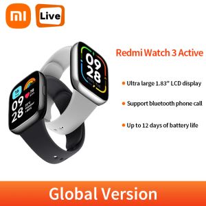 Watches Xiaomi Redmi Watch 3 Active Global Version 1.83" Display 5ATM Waterproof Bluetooth Phone Call 100+ Sport Mode Heart Rate Monitor