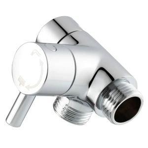 Useful 3 Way Shower Arm Diverter for Valve Universal Bathroom Shower System Accessories Metal for T Shaped Adapter Conne