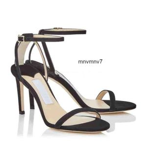 Loubiton con alto lusso Summer Red Womens Sandals Bottoms Pvc Straps Donne Christiane Heels Ladies Gladiator Christianss Black White Leat Loubotin