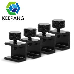 4pcs Clip a letto regolabile in alluminio per ender 3 morsetti a base di riscaldamento per stampante 3D Build Platform Reteiner in vetro