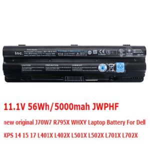 Baterias 11.1V 56WH JWPHF NOVA bateria de laptop para Dell XPS 14 15 17 L401X L501X L502X L521X L701X compatível P/N: 3121127 J70W7 R795X