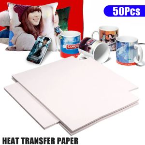 Printers 10/20/30/50 Sheets A4 Paper Sublimation Heat Transfer Papers Print Ion on Fabric Clothes Tshirt Diy Crafts for Inkjet Printer