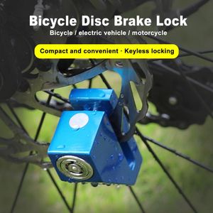 Bisiklet Fren Kilidi Motosiklet Anti Hırsızlık Güvenlik Tekerlek Kilidi Taşınabilir Scooter Mini Disk Rotor Kilidi Bisiklet Aksesuarları