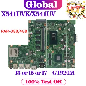 Motherboard X541UV Laptop Motherboard für ASUS x541UJ x541uvk x541U F541U A541U Mainboard i3 I5 I7 CPU GT920M 4 GB/8GBRam Hauptplatine