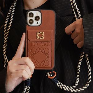 Obudowy Casetify Apple Luxury Designer Designer Designer Iphone Case 15 Pro Max 14 13 12 Tekstura tytanu szarego lithi skórzana karta opakowań