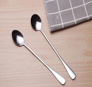 Stainless Steel Long Handle Spoon Coffee Latte Ice Cream Soda Sundae Cocktail Scoop 3521718