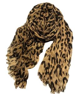 LuxuryAutumn Winter New Leopard Tassel Morbrkles Casual Wild Ladies Scarf Classic Prim