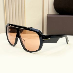 Ogólna tarcza okręgi przeciwsłoneczne czarne brązowe 1093 mężczyzn kobiety letnie odcienie Sunnies Lunettes de Soleil szklanki Occhialia da sole uv400 okulary