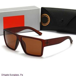 Nova marca clássica Wayfarer Luxury Square Sunglasses Men Women Acetate Frame com lentes Ray Glass Sun Glasses para masculino UV400 TortoiseShell Co Wp3j