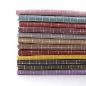 50*140cm DIY Japan Little Cloth Group Yarn-Dyed Fabric、手作りのパッチワークキルティング、格子