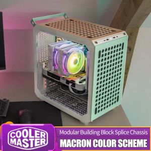 Towers Cooler Master Building Block Case Mini Desktop Small Modular Chassis Macron Color Scheme Coolfang 500 Eatx Motherboards