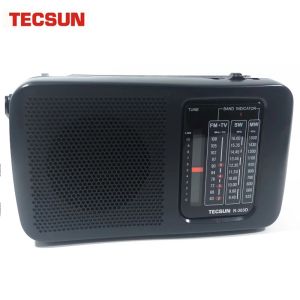 Радио 100% бренд Tecsun R303D Radio FM/SW/MW/TV Sound Radio Radio с помощью портативного радио встроенного динамика