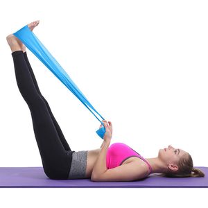 1500*150*0,35 mm Yoga -Widerstandsbänder Latex -Übungs -Übungsband Crossfit Pull Seil Pilates Reha Home Fitnessstudio Krafttraining