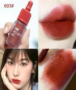 Lipgloss 2021 6 Farbmatt Färbemittel Feuchtigkeitscreme Flüssige Lippenstift wasserdichte lang anhaltende rote Tönung Korean Make -up Cosmetic7601844