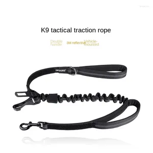 Hundhalsar Taktiskt explosionssäkert medium och stor koppel Golden Retriever Doberman Leashes Dogs Accessories Pet Supplies