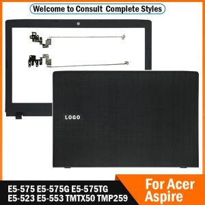 Случаи Новые для Acer Aspire E5575 E5575G E5575TG E5523 E5553 TMTX50 TMP259 LCD LCD задняя крышка/ передняя ошибка/ петли/ 60.gdzn7.001