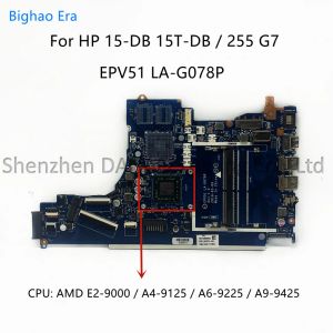 Scheda madre EPV51 LAG078P per HP 15DB 15TDB 255 G7 Laptop Madono con E2 A4 A9 CPU DDR4 L20479001 L20478001 L31720601 L20477001