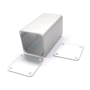 Aluminiumhöljet 42*42/52*52 mm Vattentät integrerat fall DIY Elektroniskt projekt Skyddsbox -legeringskomponenter gjorda PCB