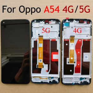 Black 6.5 Inch For Oppo A54 4G CPH2239 / Oppo A54 5G CPH2195 CPH2303 LCD Display Touch Screen Digitizer Assembly / With Frame