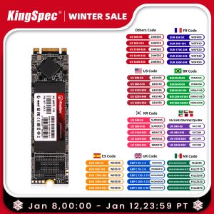 Drives Kingspec M2 NGFF SSD SATA 128G 256G 512GB 1TB 2TB 4TB M.2 SATA3 HDD Drive Solid Drive HD жесткий диск для ноутбука