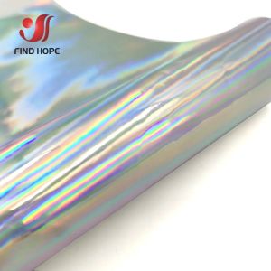 Holographi Rainbow Silver Craft Permanent Vinyl Adhesive Waterproof Scrapbook Letter Vinyl Cup/Wall/Glass Decor Sticker Roll DIY