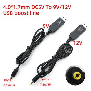 USB Power Boost Line DC 5V till 9V 12V Steg Up Modul USB Converter Adapter Kabeltråd 5.5*2,1/5.5*2,5/4.0*1,7/3,5*1,35 mm Plug