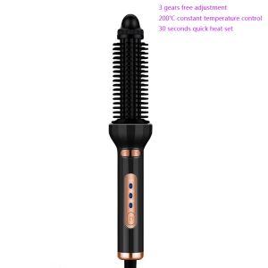 Brushes 2023 New Automatic Hair Curling Iron Rotating Roller Auto Rotary Fast Heating Styling Hair Dryer Hot Comb Hair Curler