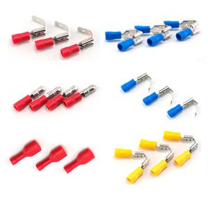 Blandad isolerad gaffel U-typ Set Terminalers Connectors Kit Electrical Crimp Spade Ring Mixed Lug Cable Wire Car Accessories