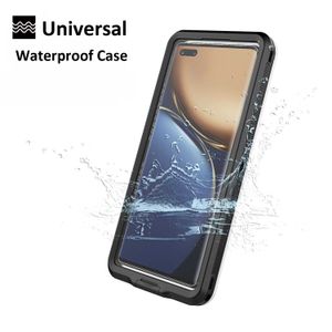 Capa de telefone impermeável transparente capa de mergulho transparente tampa de telefone seca tampa