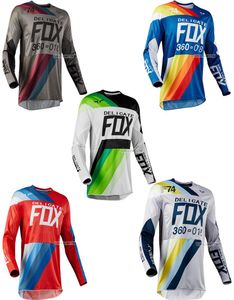 DELICATE FOX 360 Draftr Jersey Motocross Jersey Dirt Bike Cycling Bicycle MX MTB ATV DH TShirts OffRoad Mens Motorcycle Racing T9051368
