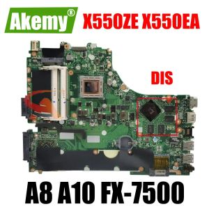 Płyta główna dla ASUS VM590Z A555Z X555Z X550ZE X550ZA X550Z X550 K550z Notebook Płyta główna A8 A10 FX7500 CPU X550ZA Laptopa