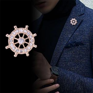 Spille coro coreano con randista cristallo spillo per spillo da uomo camicia da uomo badge in metallo collare per spilli e regali di gioielli alla moda