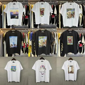 Kith Designer Thirt Short Short Short Luxury Major Brand Rap Classic Hip Hop Mash Singer Wrld Tokyo Shibuya Retro Street Fashion Brand T-shirt Us Size S-XL