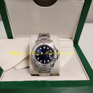 6 Stil 904L Çelik Otomatik İzle Kutu Gerçek Fotoğraf Erkekler 40mm 126622 Mavi Dial Platinum Çerçeve 116622 126655 Bilezik Mens Mekanik Saatler Kol saatleri