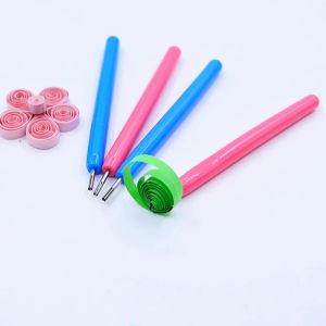 2/5pcs Quilling Paper Pen DIY verschiedene Farborigami Scrapbooking Slotted Paper Tool Craft Paper Tool Zufällige Farbe 10.5cm