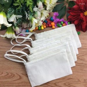 Bolsas de armazenamento em branco Casos de lápis de tela em branco bolsas de caneta bolsas de caneta com maquiagem de algodão Organizador de bolsa de embreagem de telefone celular LOGOTO SN SN