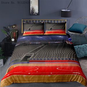 3D -Bett -Wäsche Basketball Druckbettwäsche Sets Single Duvet Cover Set Soccer Sports Boys Man American No Bed Sheets Ropa Cama 3pc