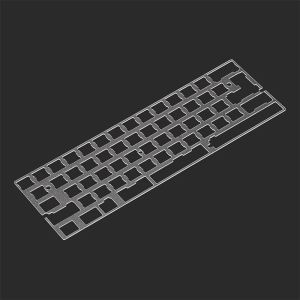 Acessórios 60% Layout 61 63 64 Placa de posicionamento Placa de policarbonato para 60% de acessório de teclado mecânico DIY