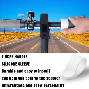 Skyddsskyddstyrning Finger Dial Cover Silikonhylsa fodral för Xiaomi M365 1S Pro för Ninebot Max G30 Electric Scooter